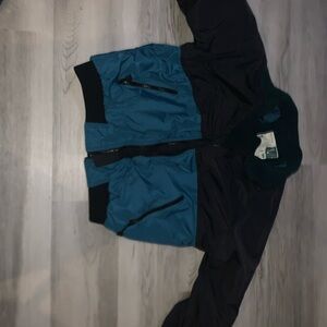 Wear Guard Teal and Black Bomber Jacket
